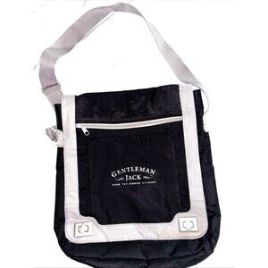 Gentleman Jack Rare Tennessee Whiskey Canvas Messenger Bag Tote Carryall